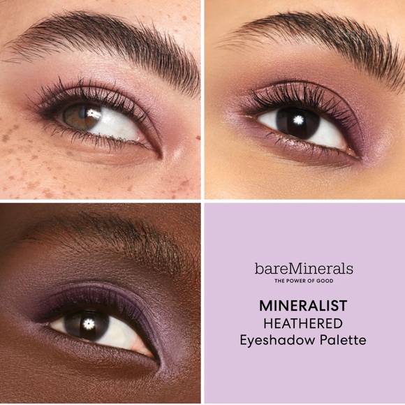 NEW bareMinerals Mineralist Eyeshadow Palette - Heathered - Mauve Plum Purple - Picture 4 of 15